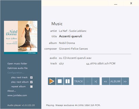 bit-perfect audio player