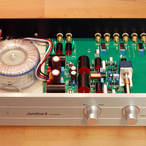 Juniline 6, preamplificateur FET classe-A en boucle ouverte